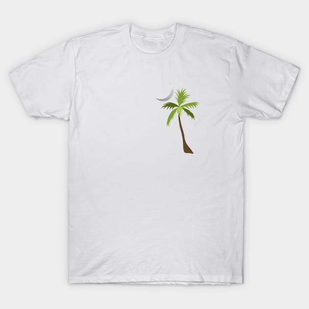 South Carolina - Palmetto and Moon T-Shirt by Not Too Shoddy